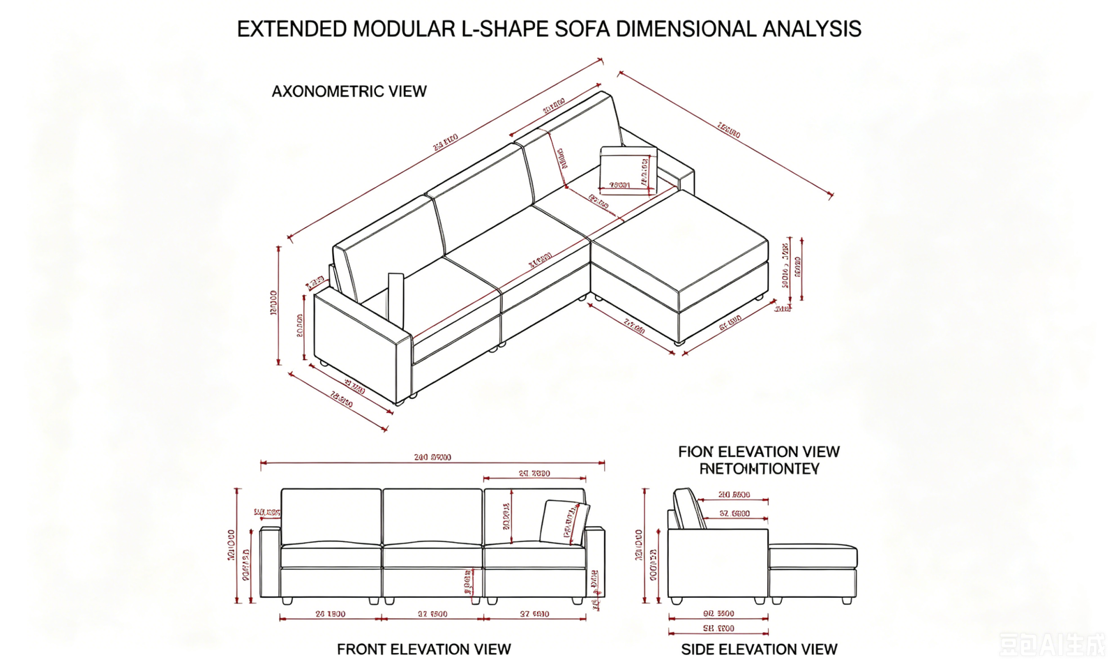 Custom sofa material specification